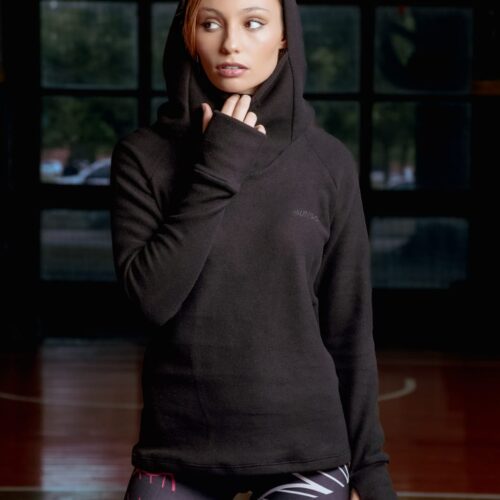 Buzo polar con puños y capucuello - VARIEDAD DE COLORES