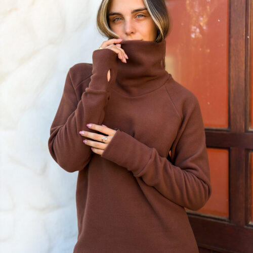 Buzo polar clásico con cuello alto - VARIEDAD DE COLORES