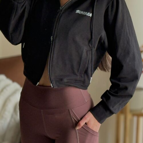 Campera rústica corta con doble cierre - COLORES DISPONIBLES